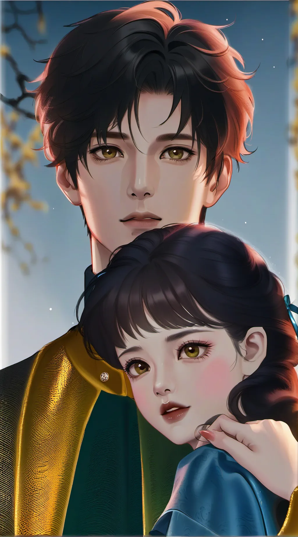 ai character: Evan and Daisy🌼 background