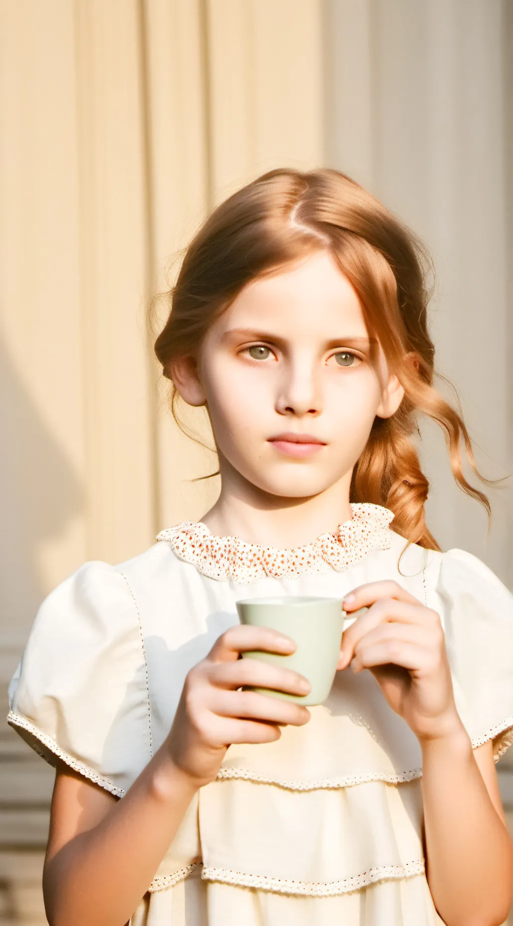 ai character: Amber background