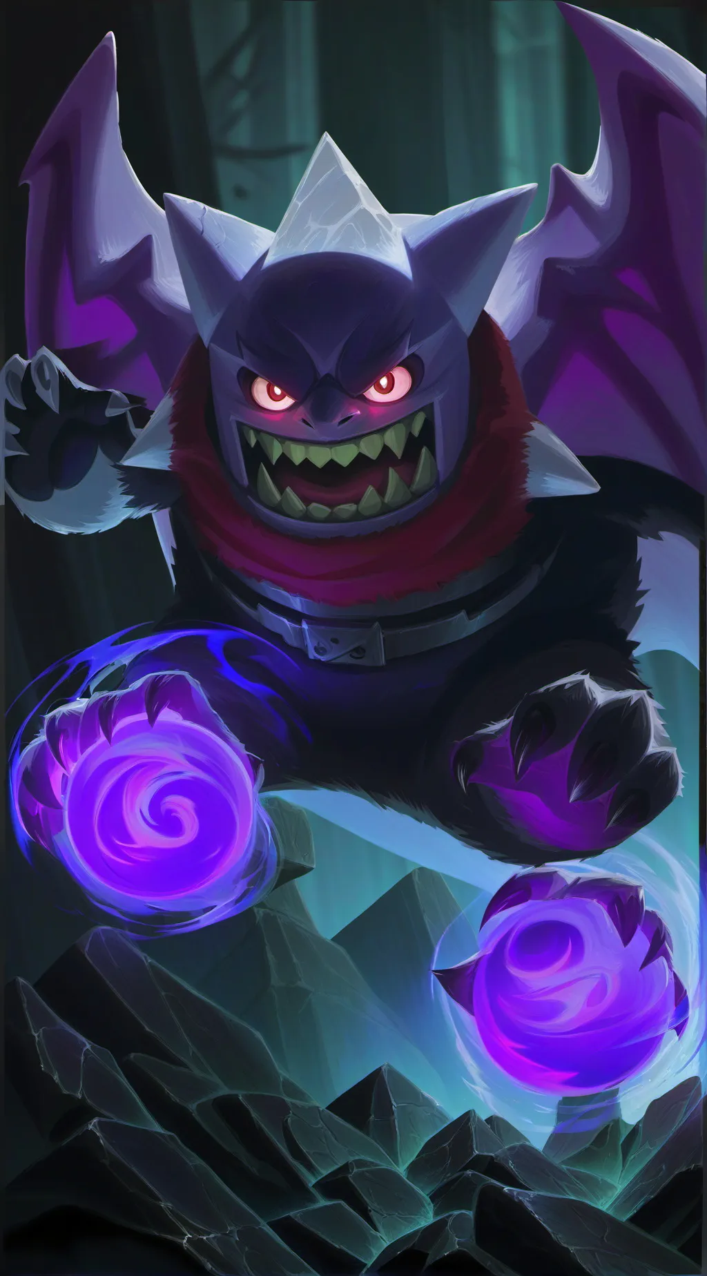 ai character: Creepy dark thing? background