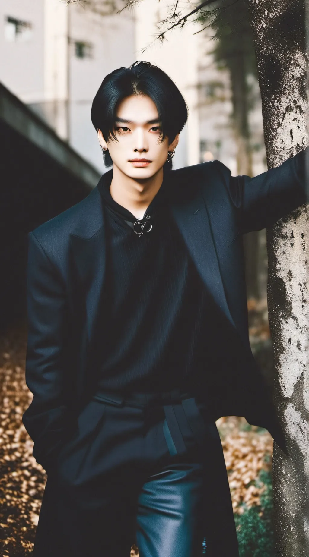 ai character: Hyunjin ❤️❤️ background