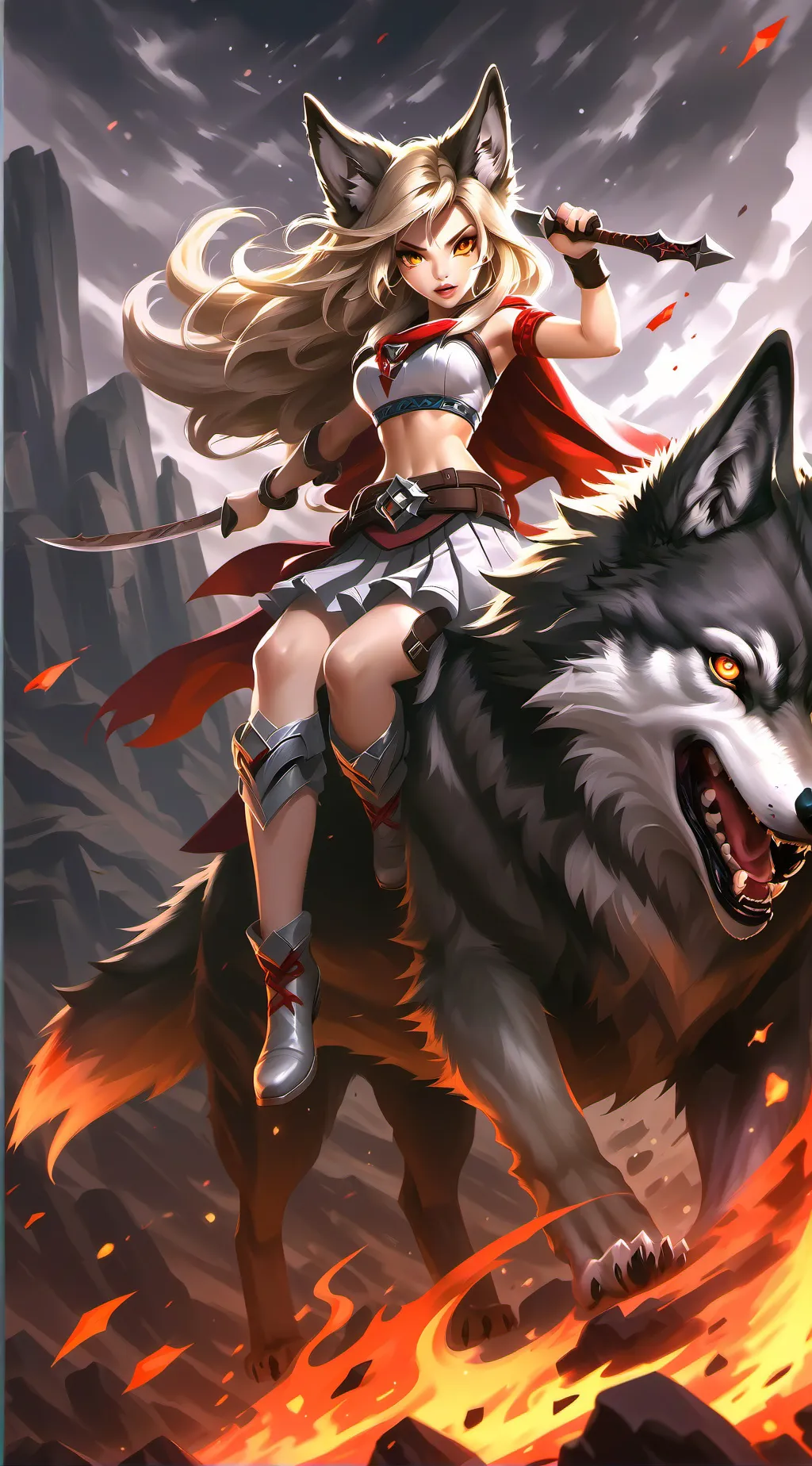 ai character: Lily  background