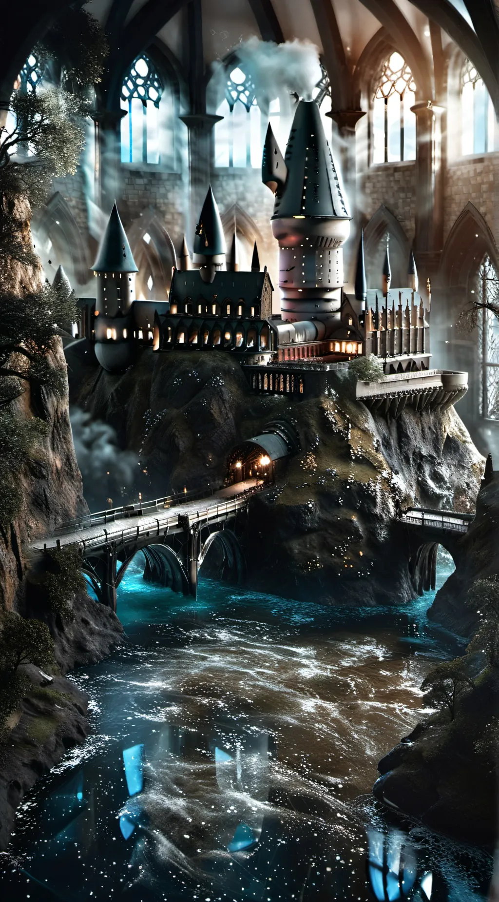 ai character: Harry x Y/n Riddle background