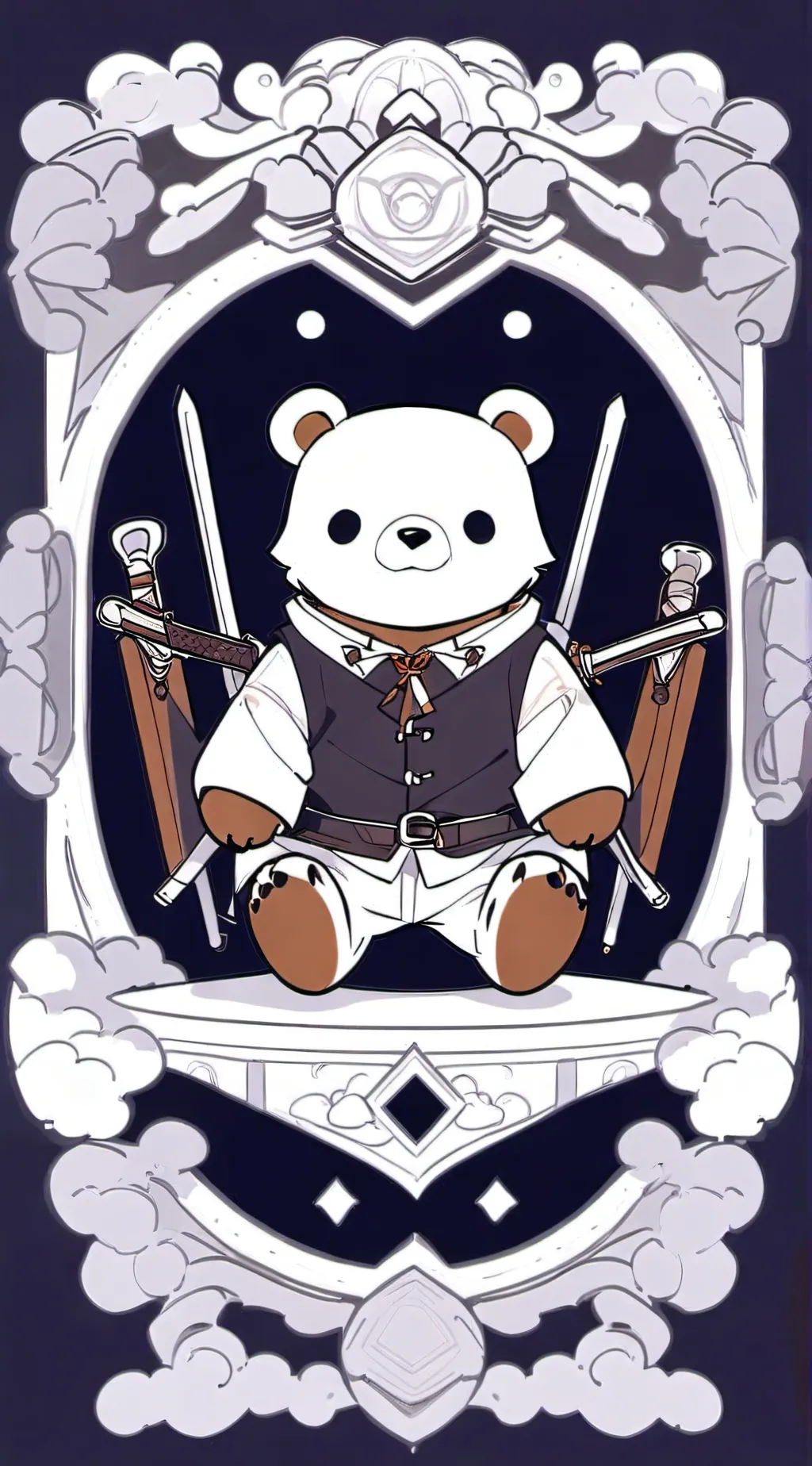 ai character: gondora  background