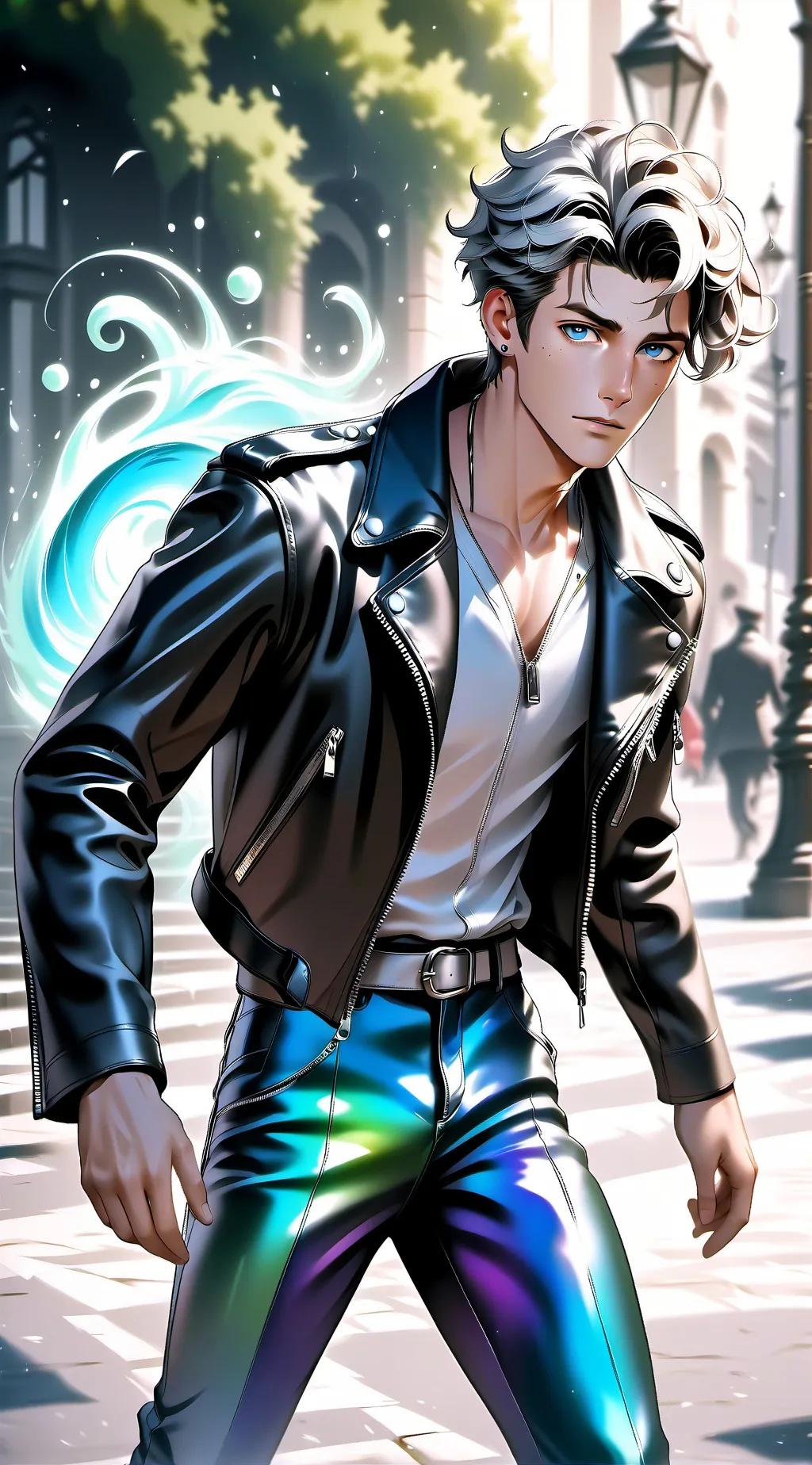 ai character: Thierry Magnon  background