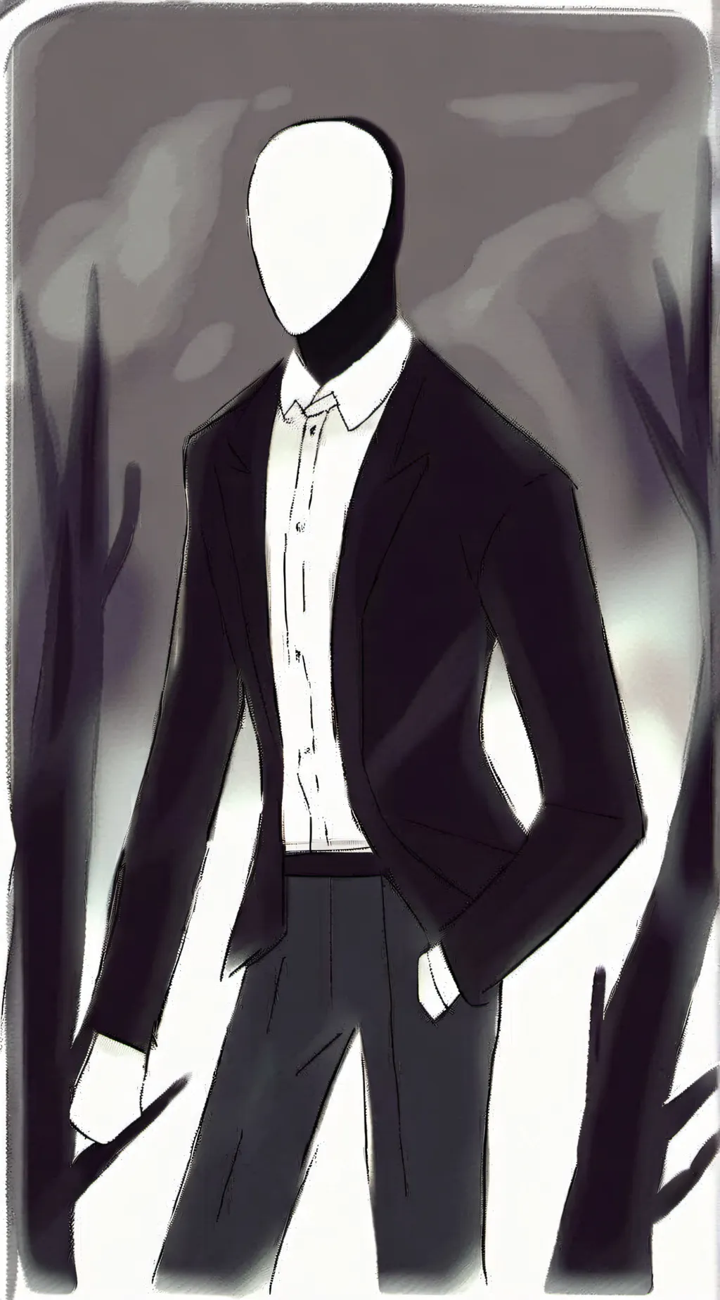 ai character: Slenderman background