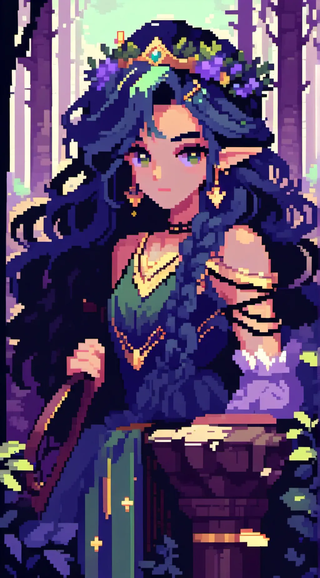 ai character: Demeter background