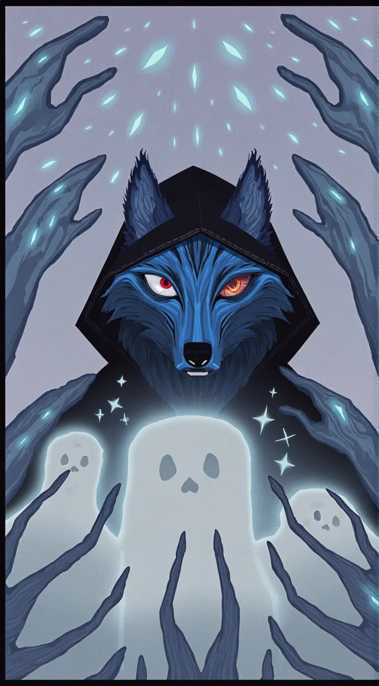 ai character: Blue Hades background