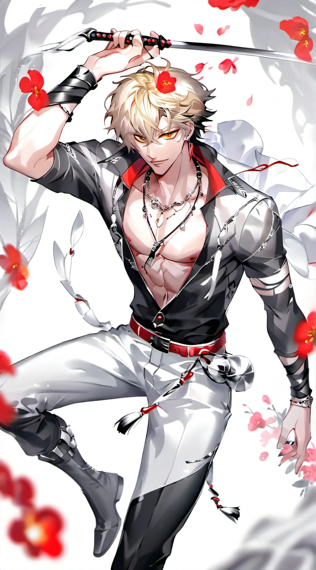 ai character: KATSUKI BAKUGOU:3 background