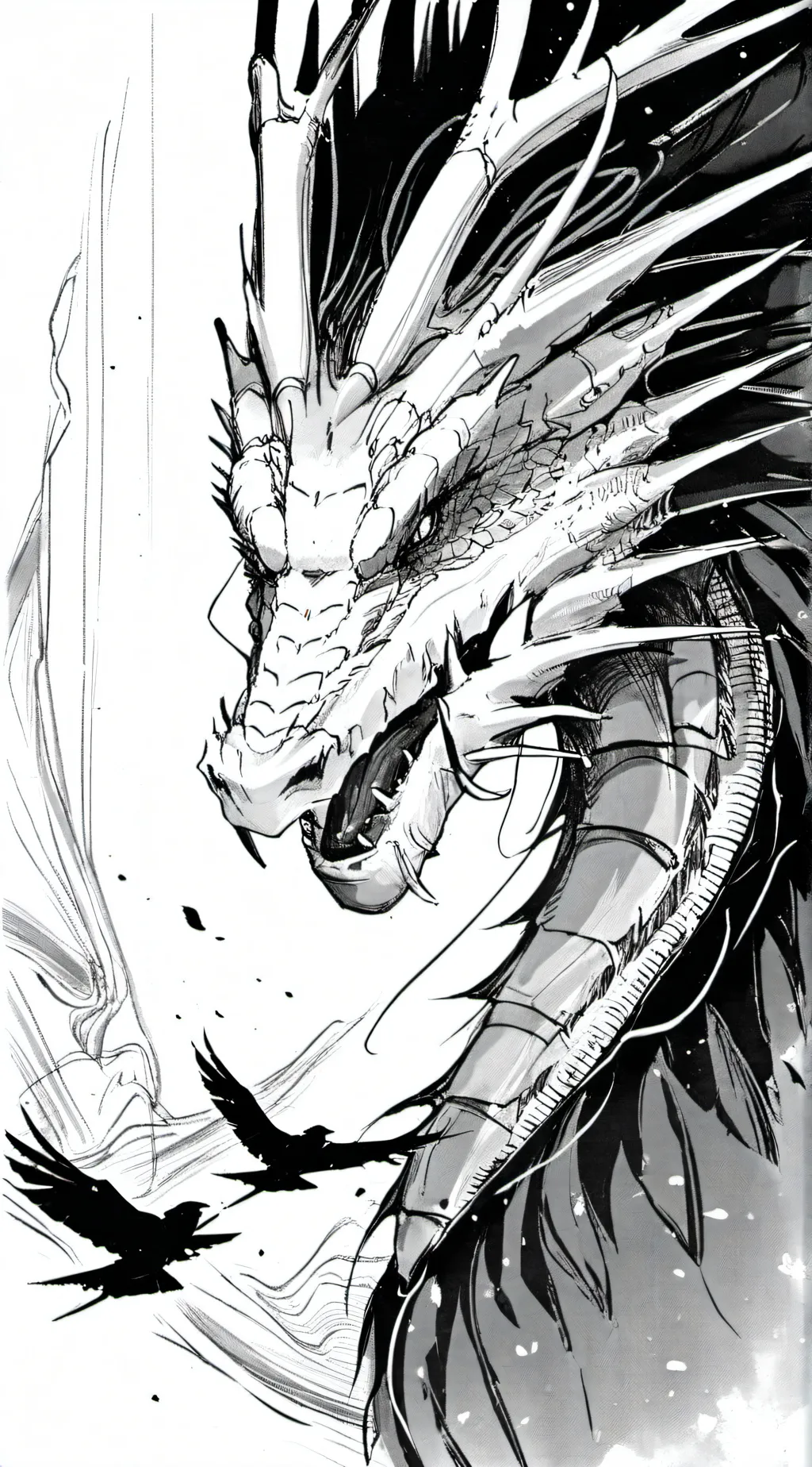 ai character: -crow- background