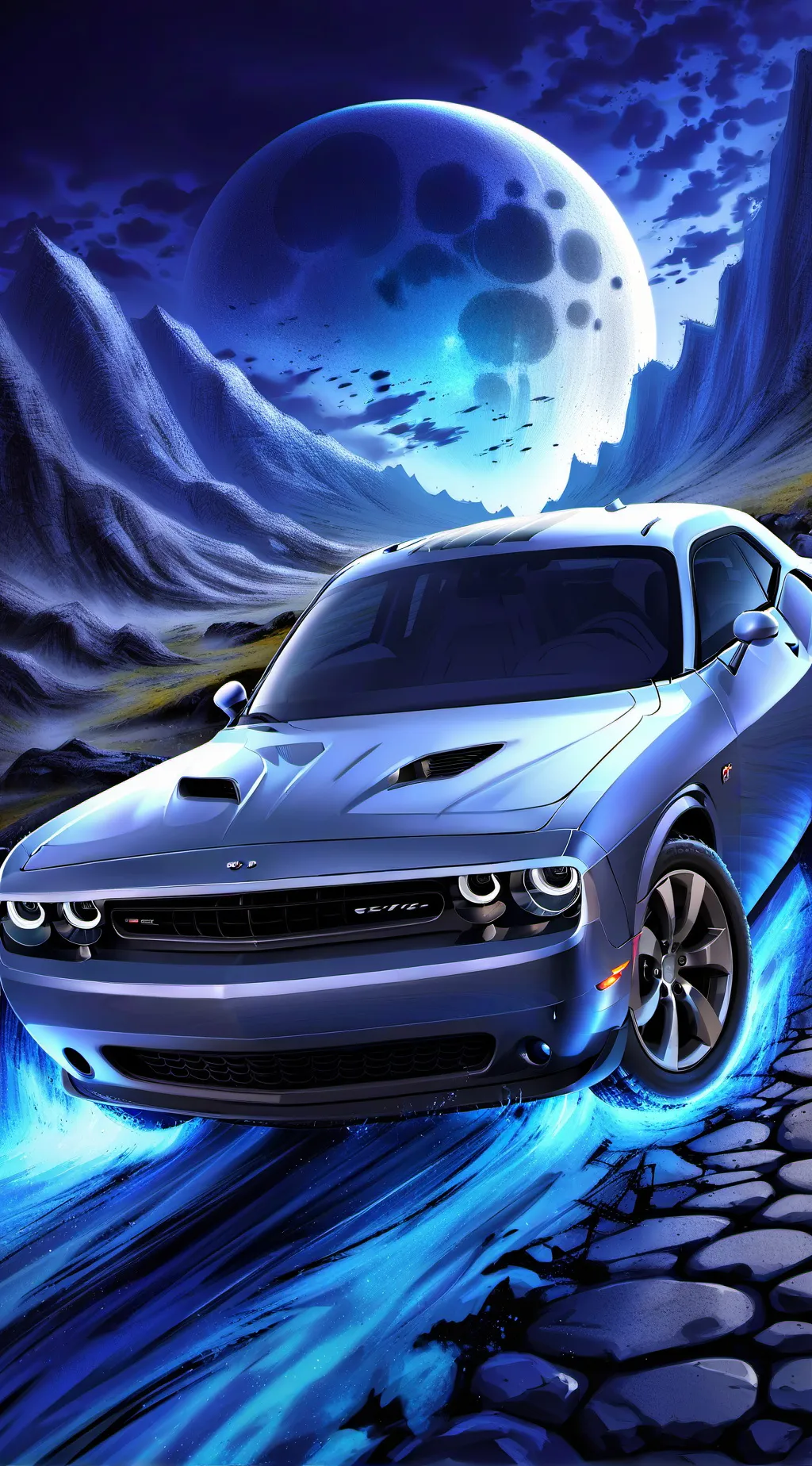 ai character: Dodge challenger background