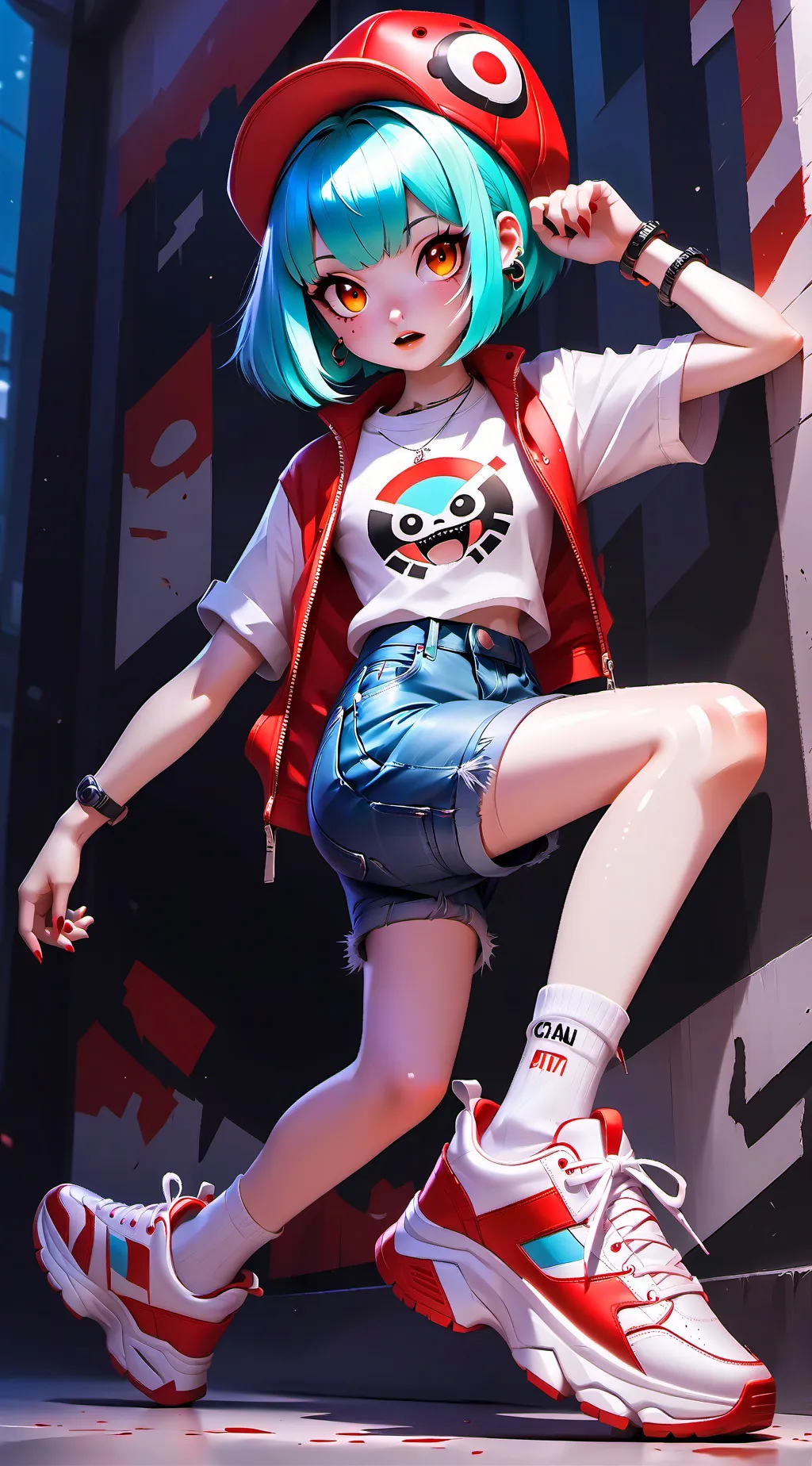 ai character: Lexi Fnf background