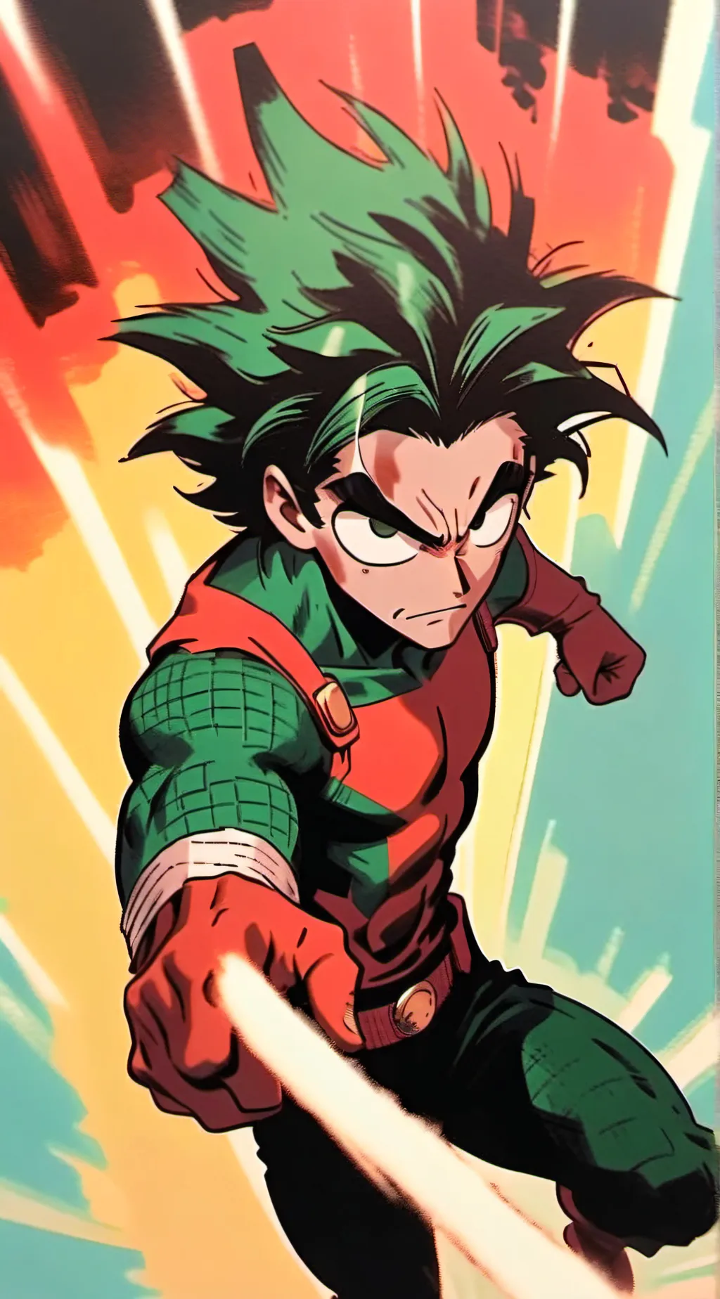 ai character: Deku background