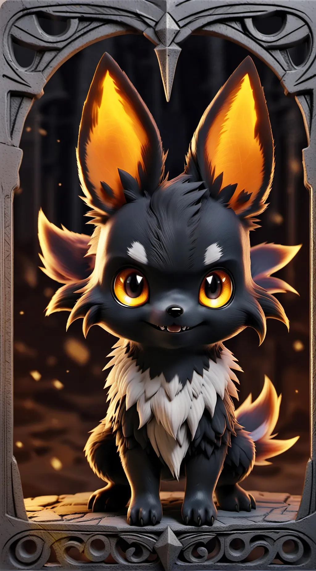 ai character: houndoom  background