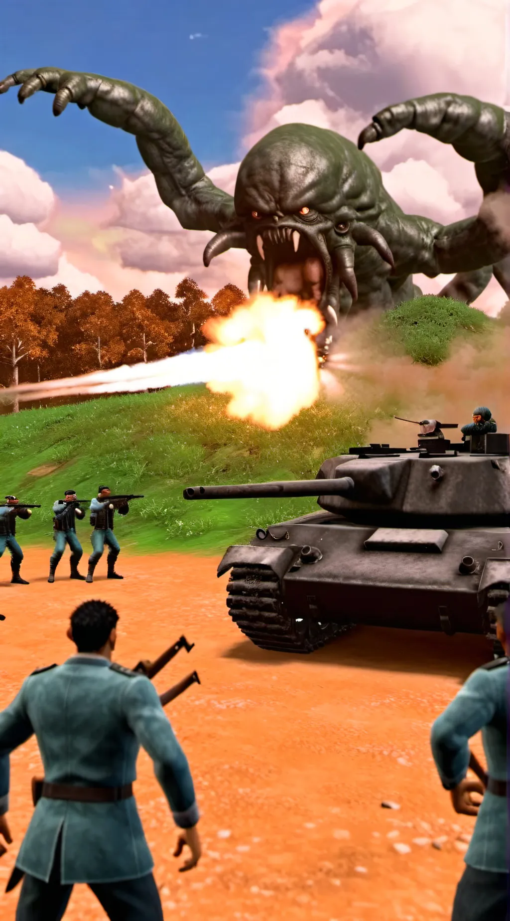 ai character: Operation Sandstom background