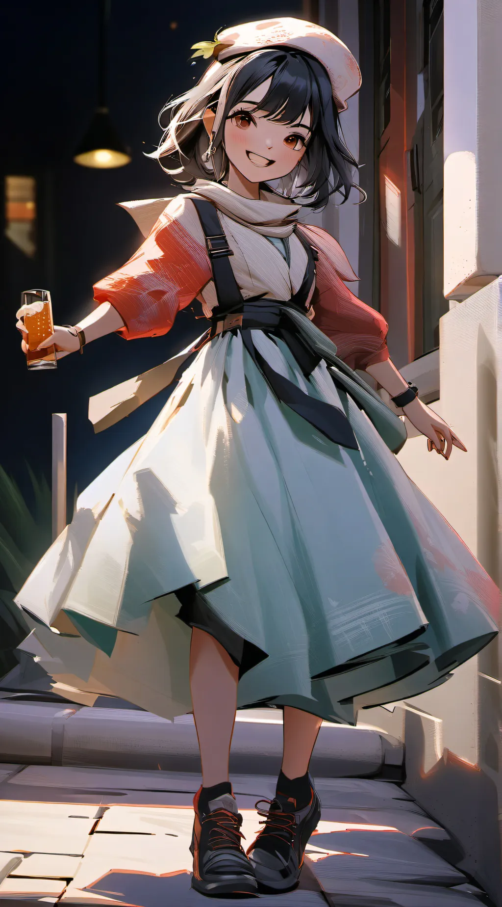 ai character: Luna background