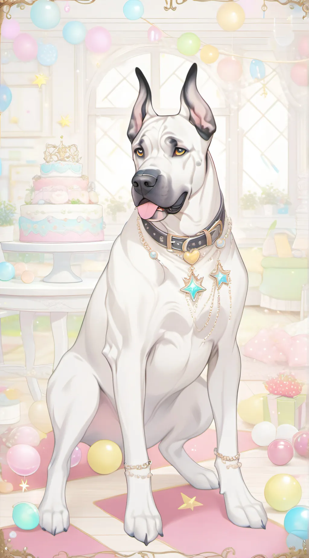 ai character: Bark Twain background