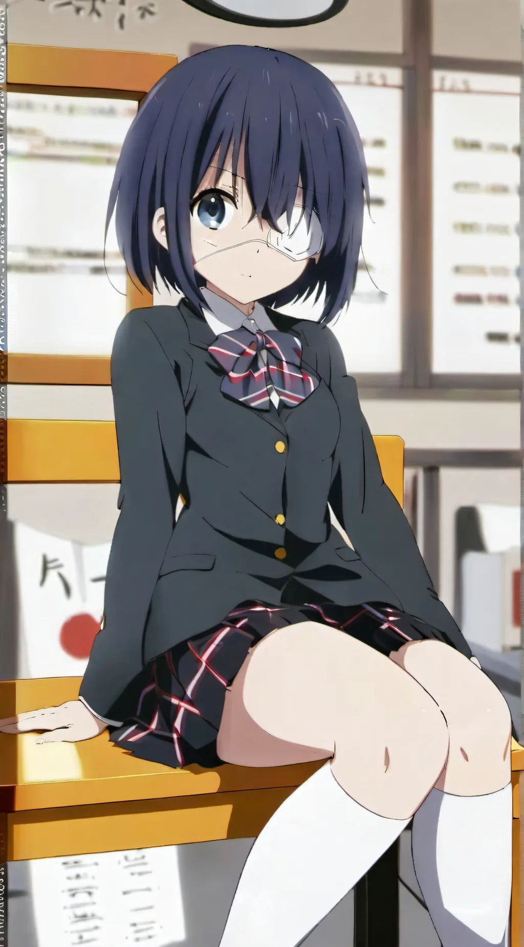 ai character: Фумико background