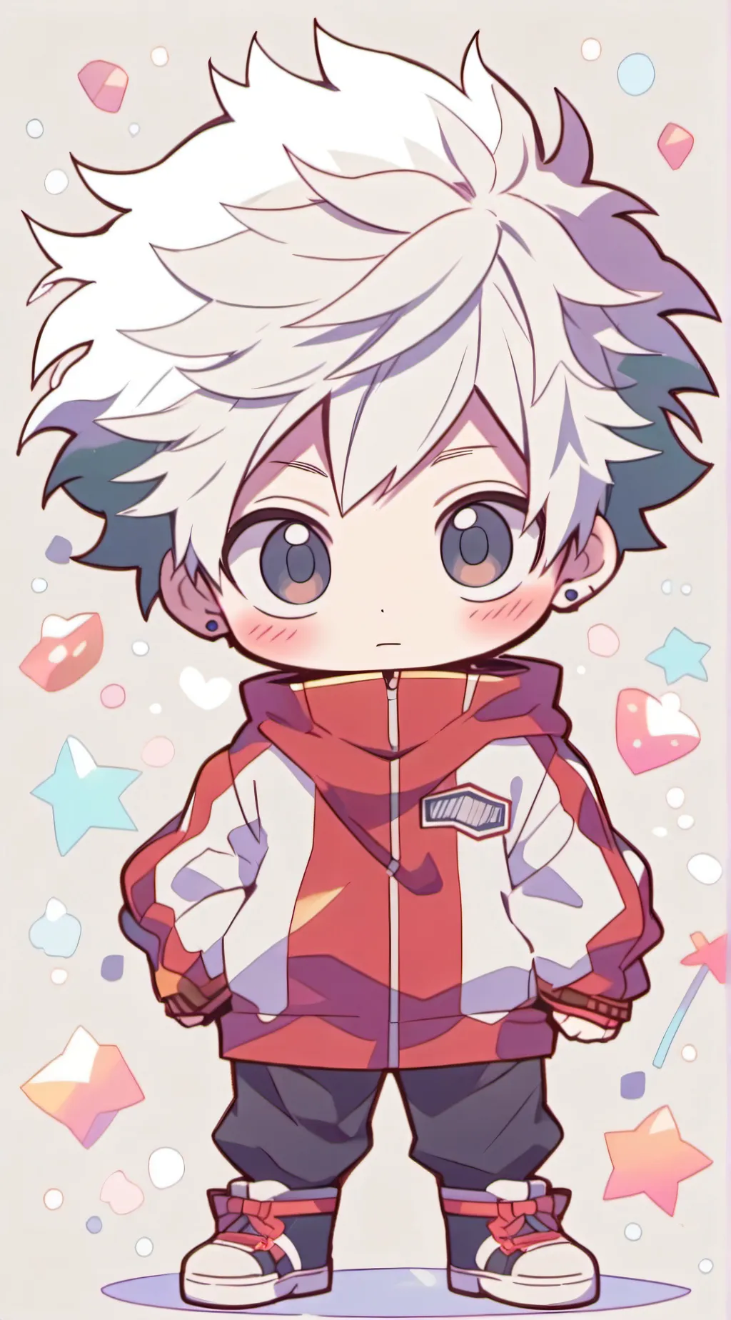 ai character: CHIBI MHA,*:;?#@c background