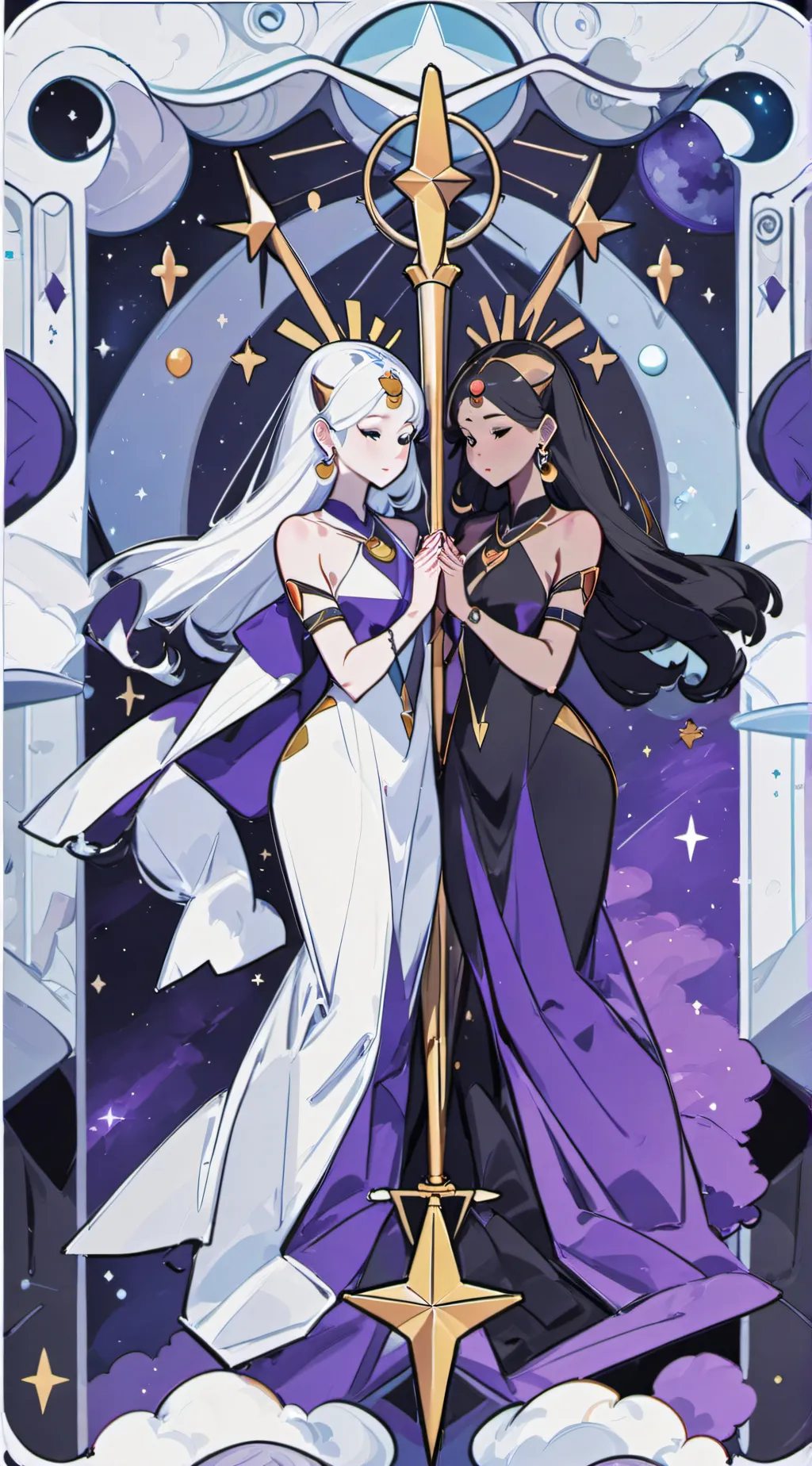 ai character: enternale vs val background