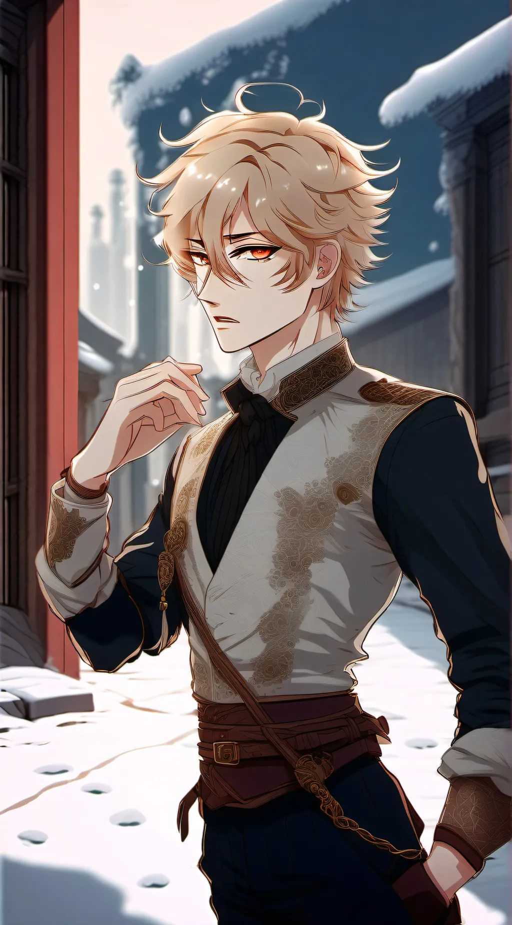 ai character: Ashton background