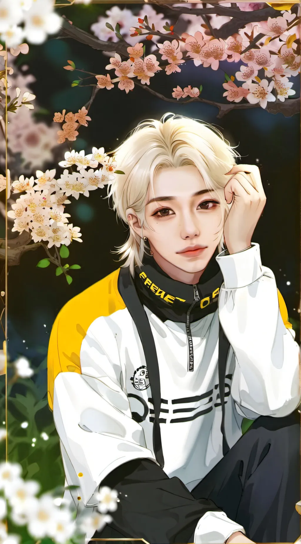 ai character: Hyunjin background