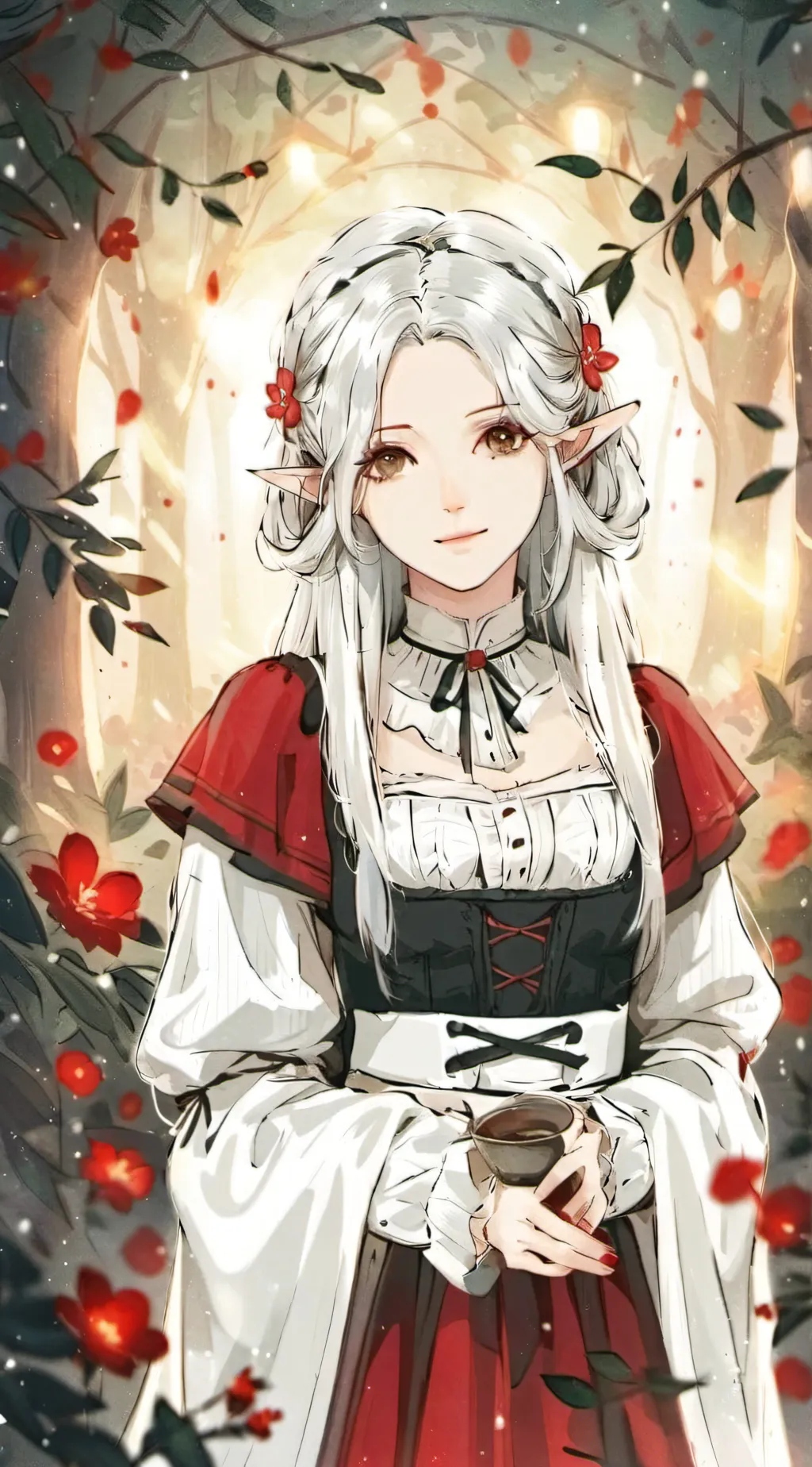 ai character: Celestia  background