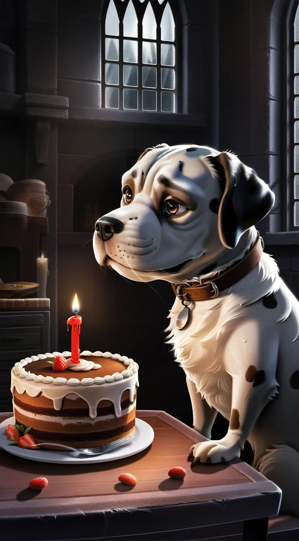 ai character: Dog background