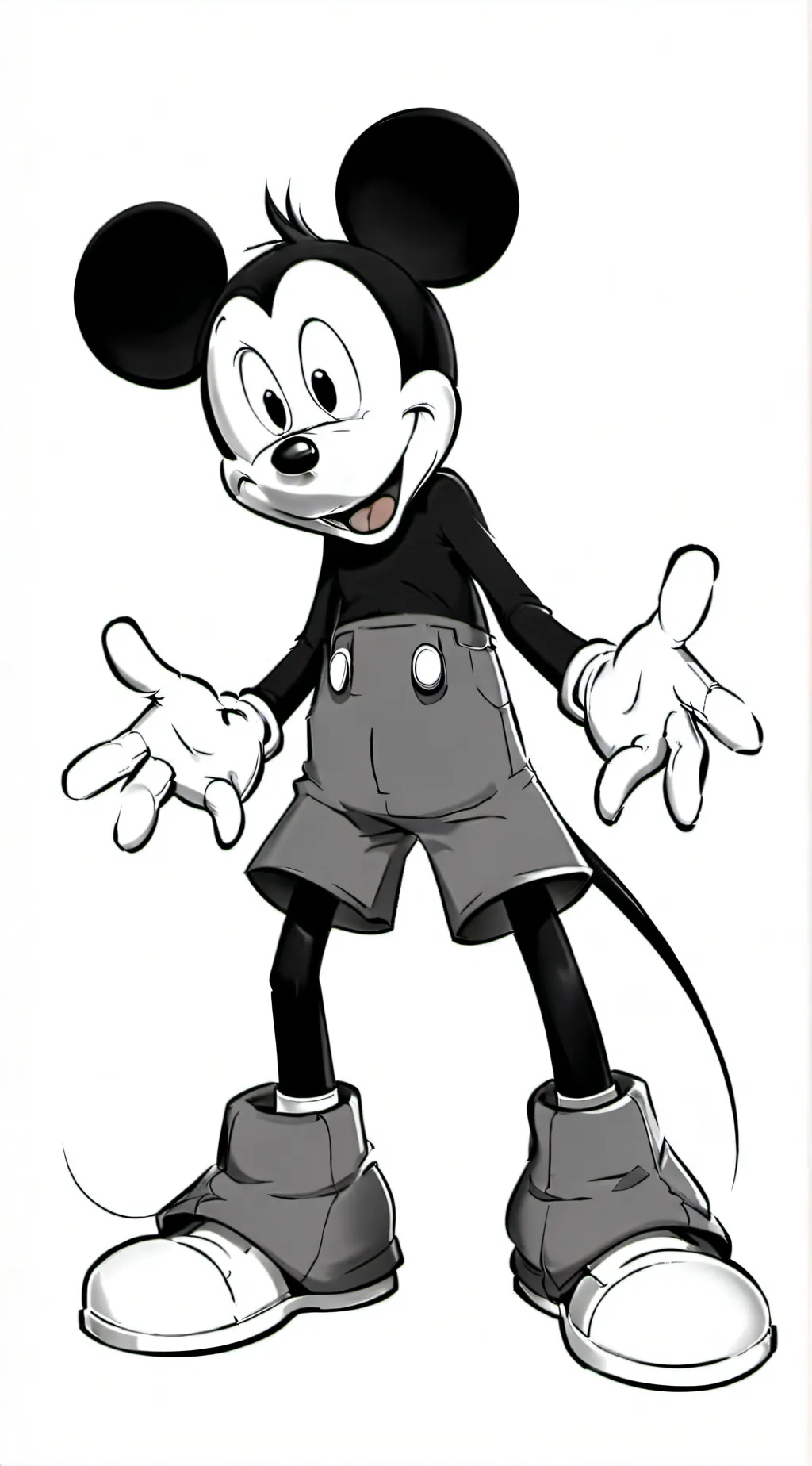 ai character: steamboat Willy background