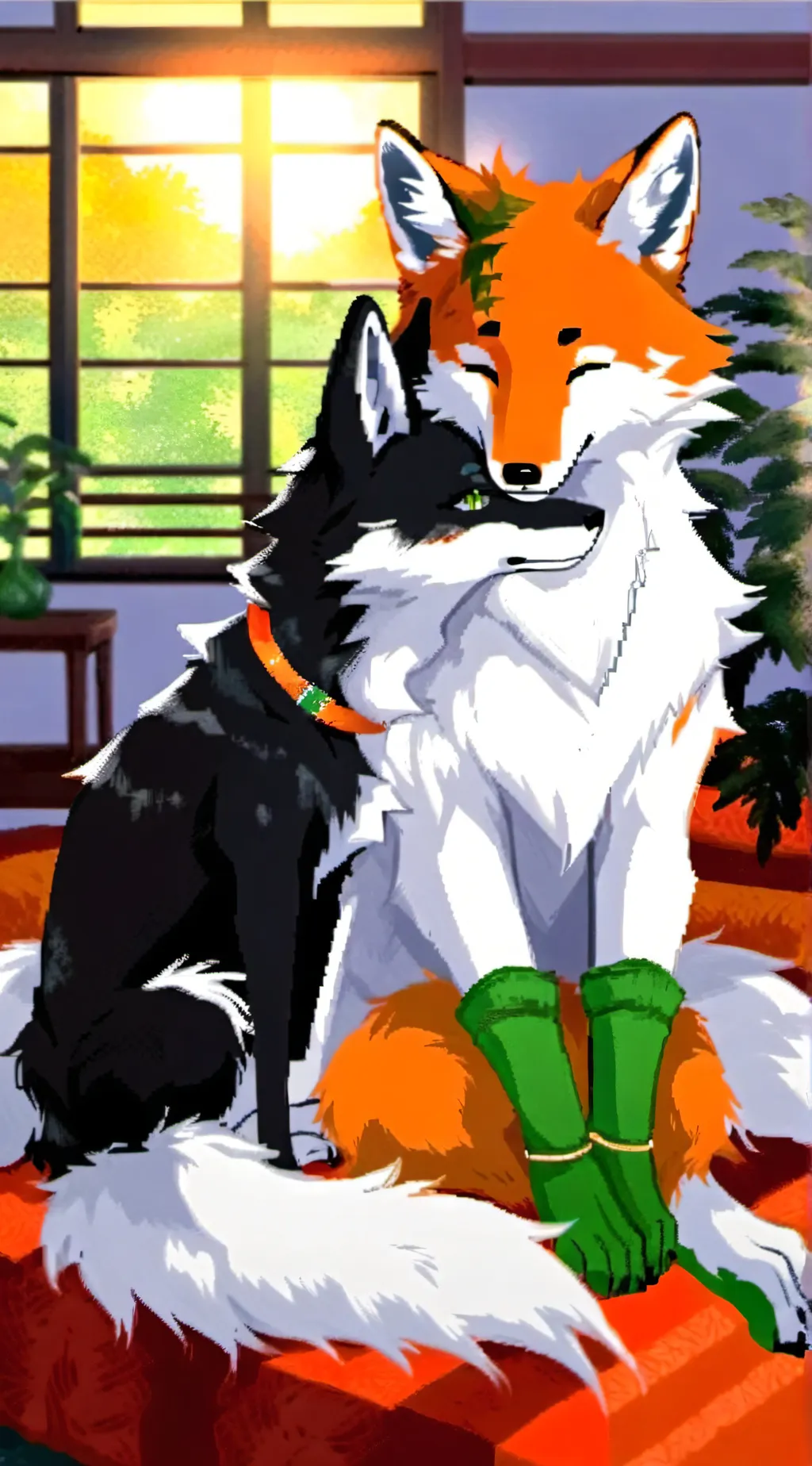 ai character: Husk & Luke background