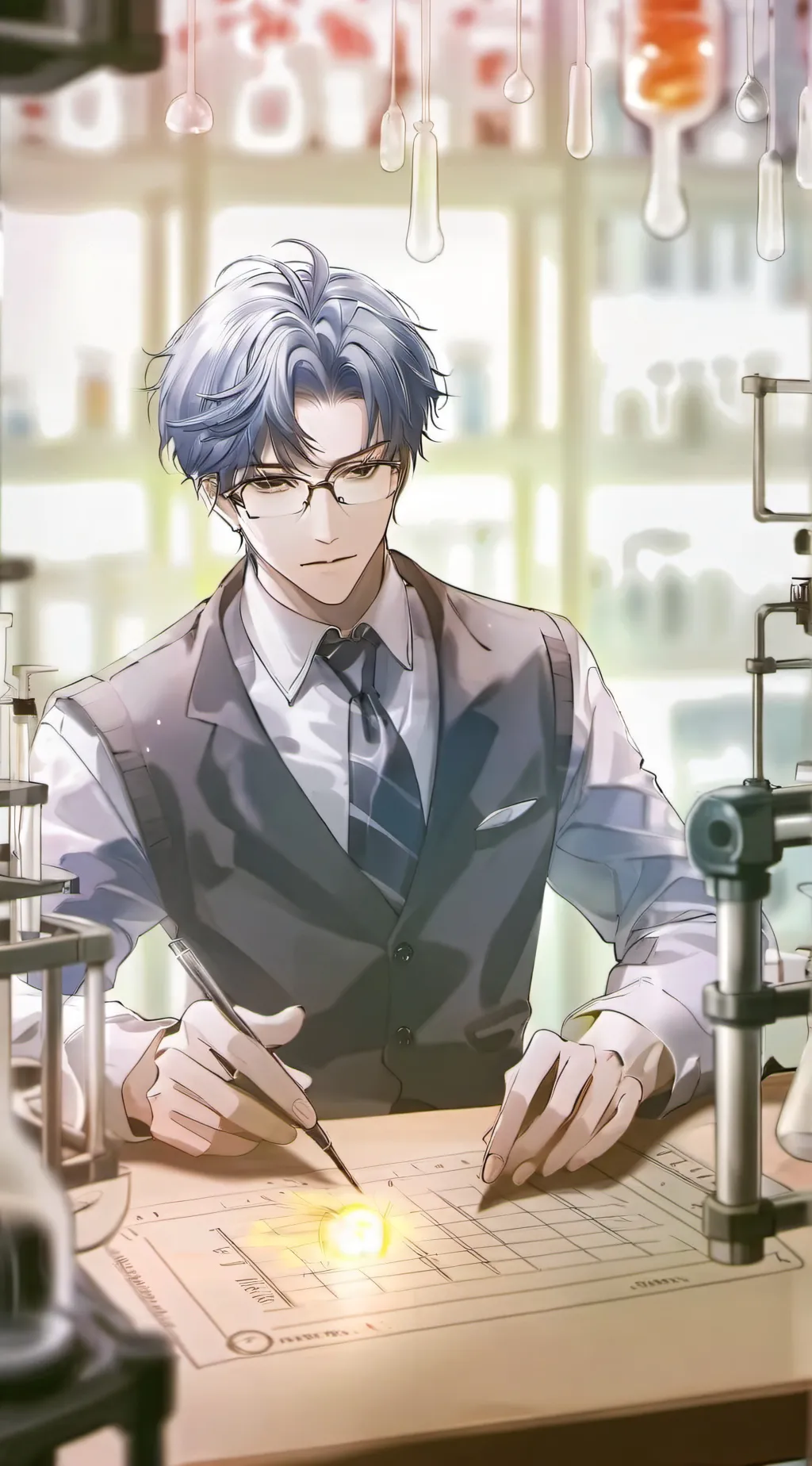 ai character: Lie Detector background