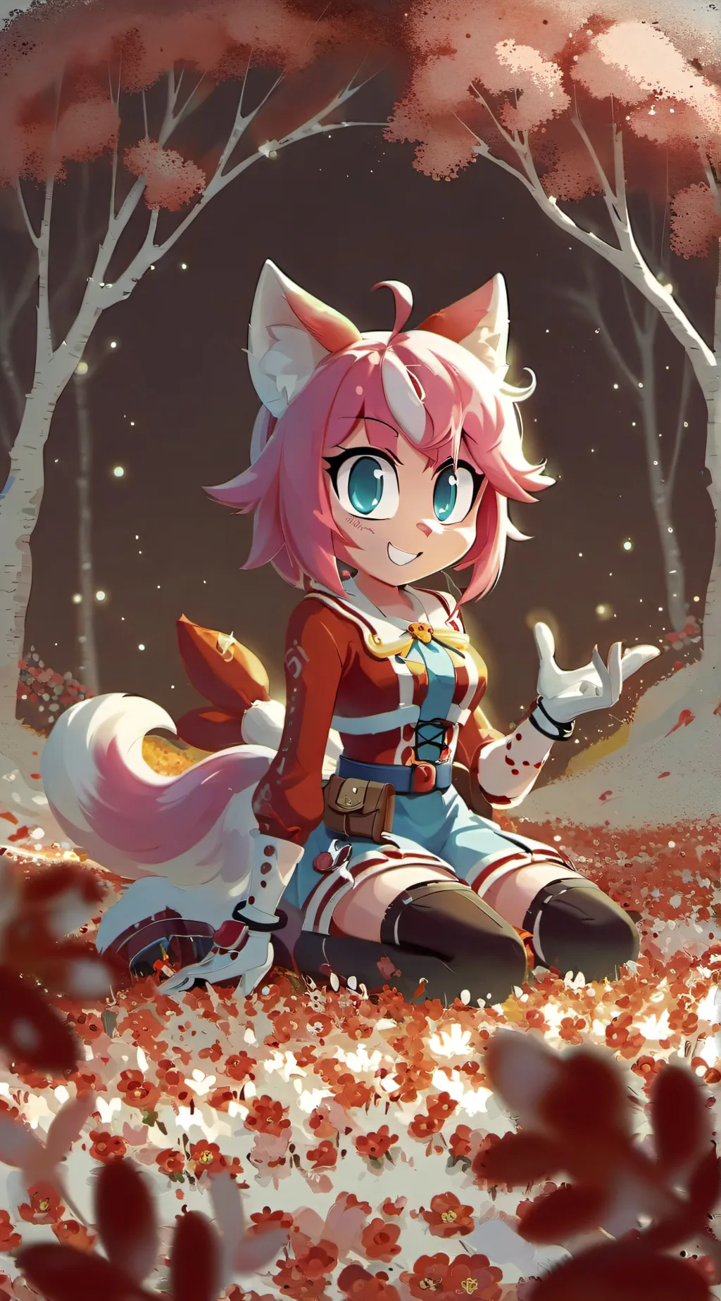ai character: Amy Rose background