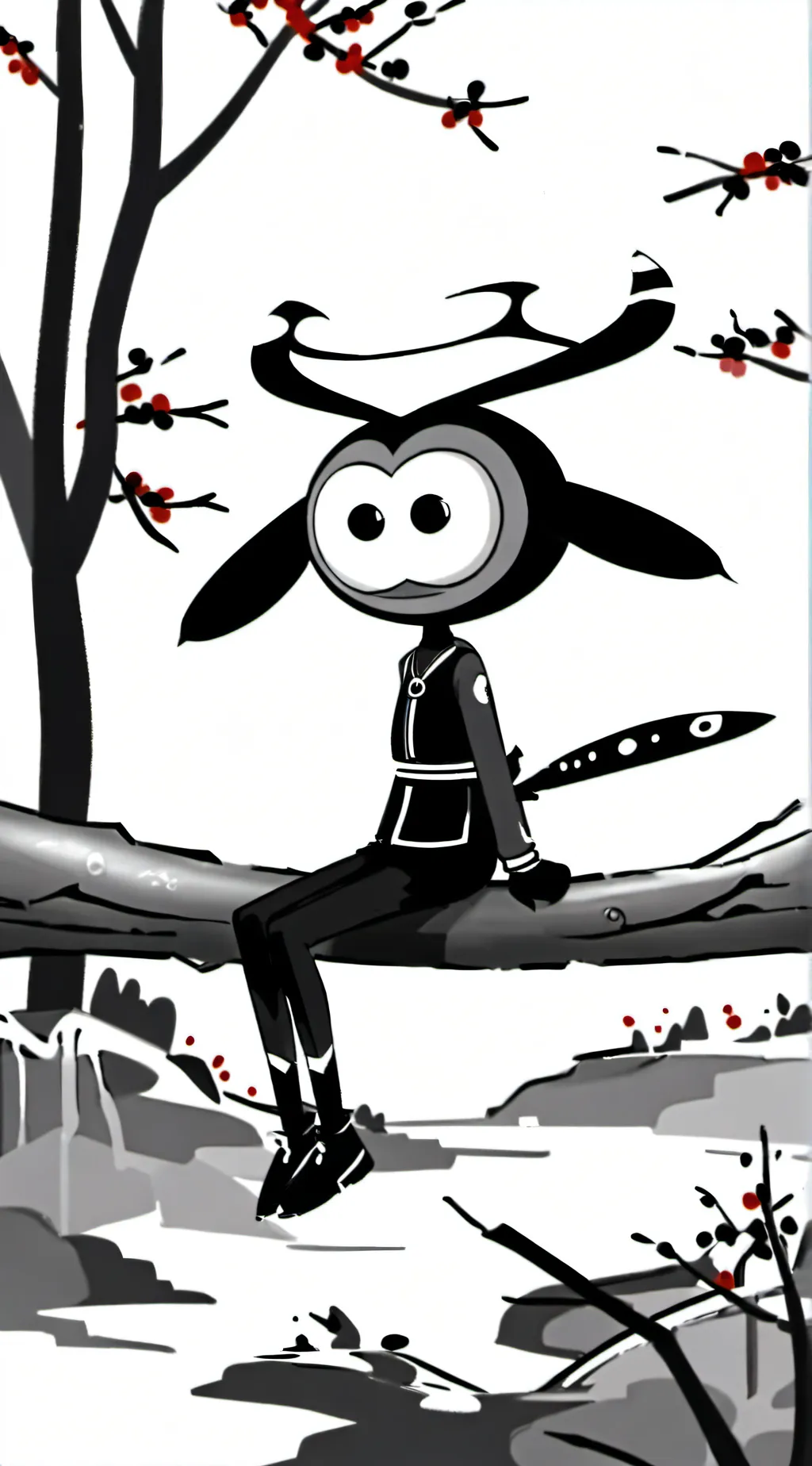 ai character: Bby Brud sprunki background