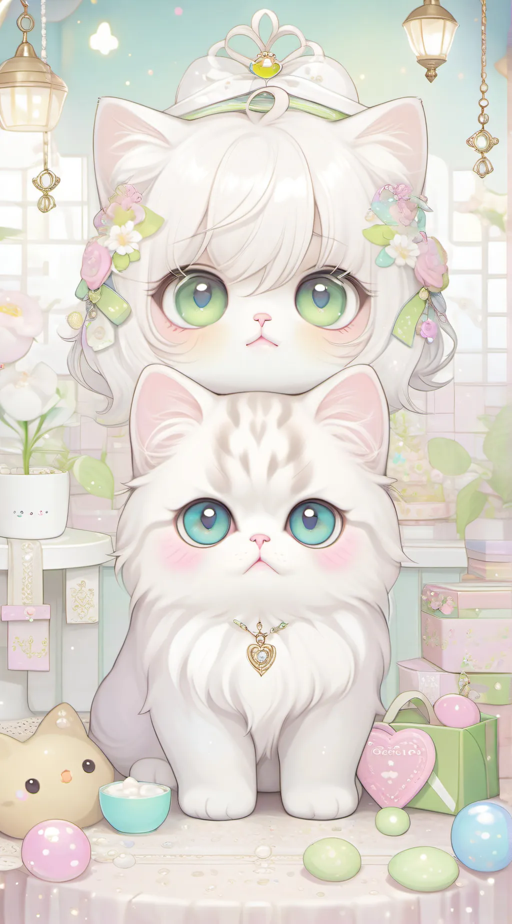ai character: Flower Cat's background