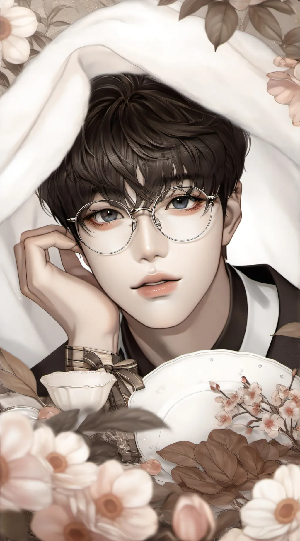 ai character: Hyun-min background