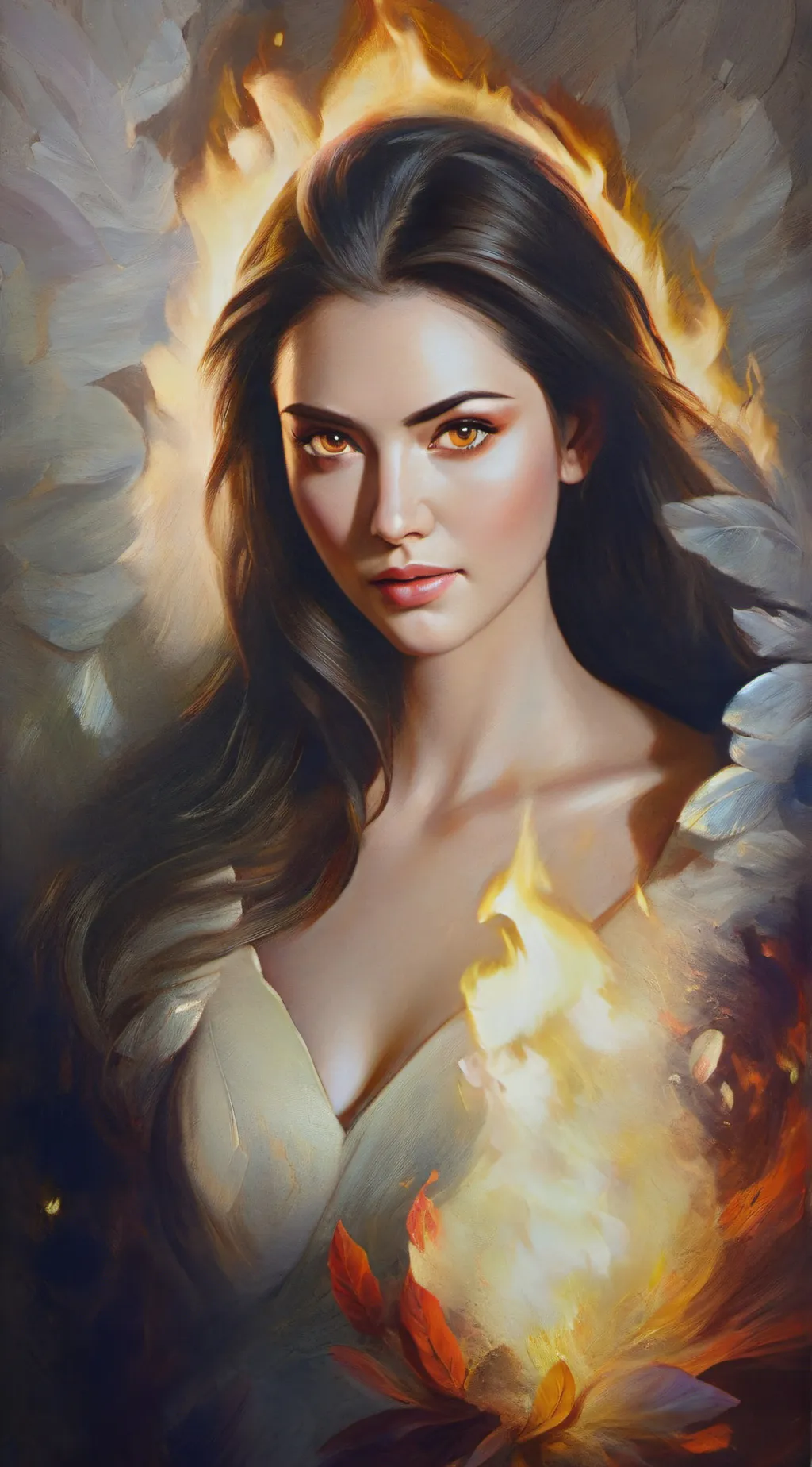 ai character: Elements background