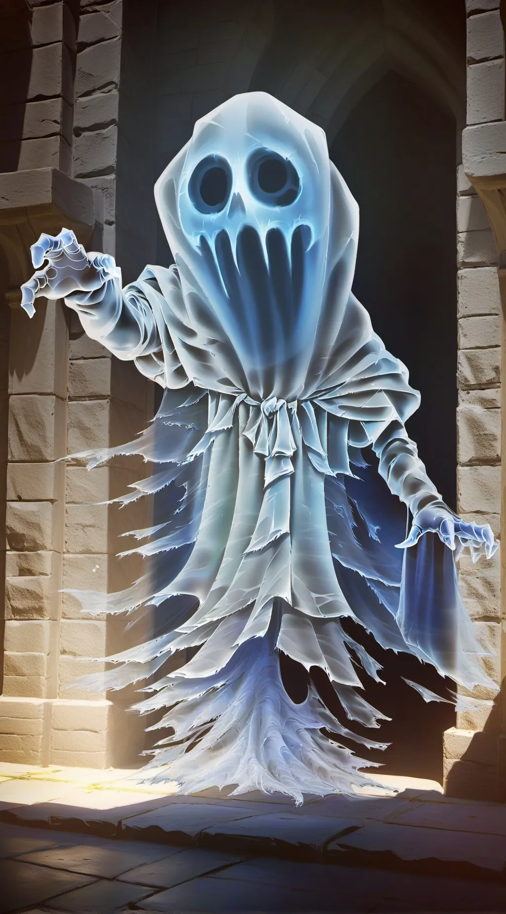 ai character: sky the  spectre background