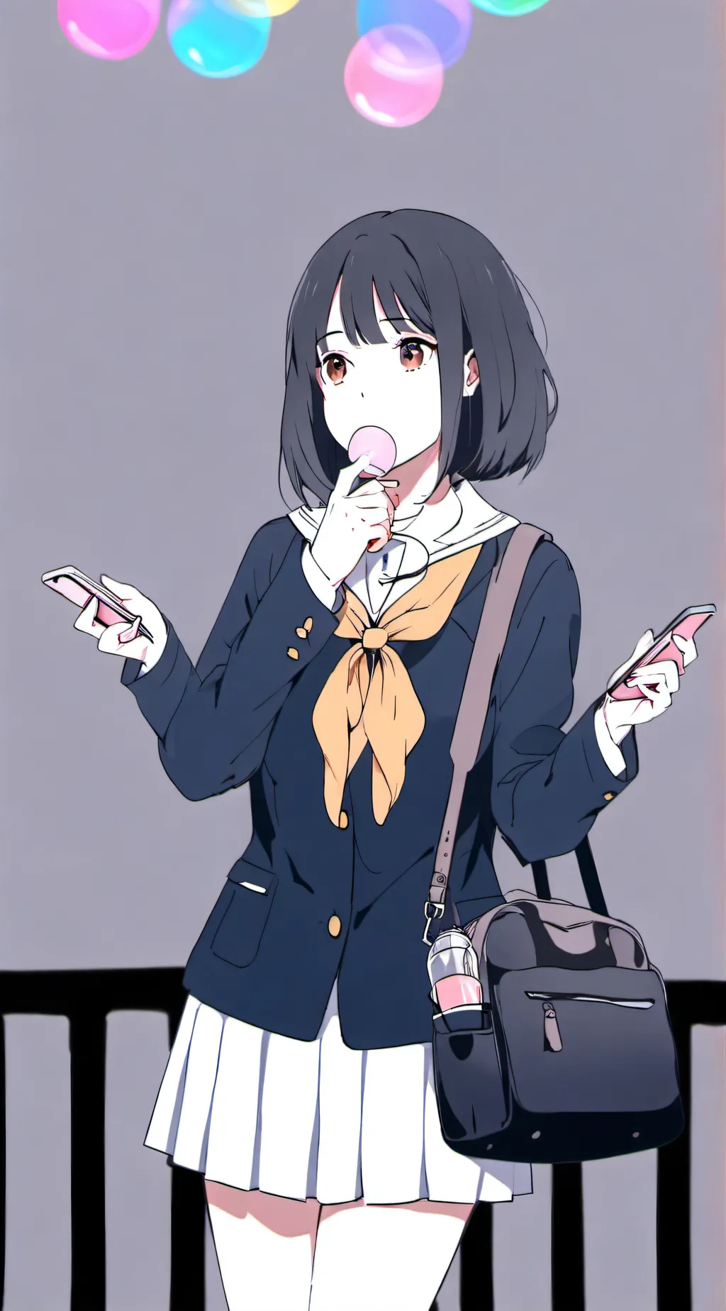 ai character: The multitasker  background