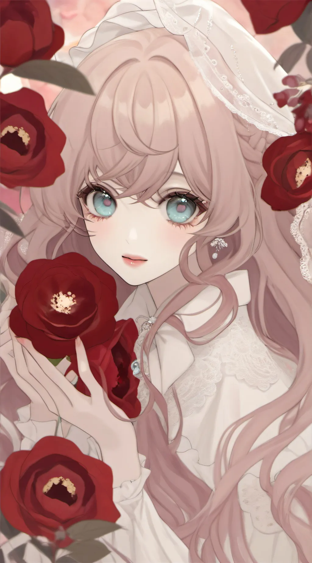 ai character: two lovers  background