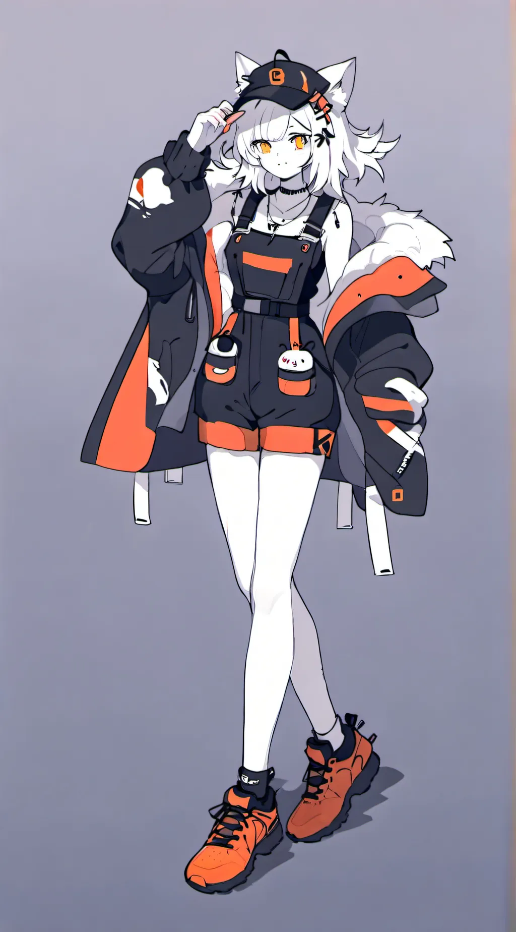 ai character: nice baby cat  background