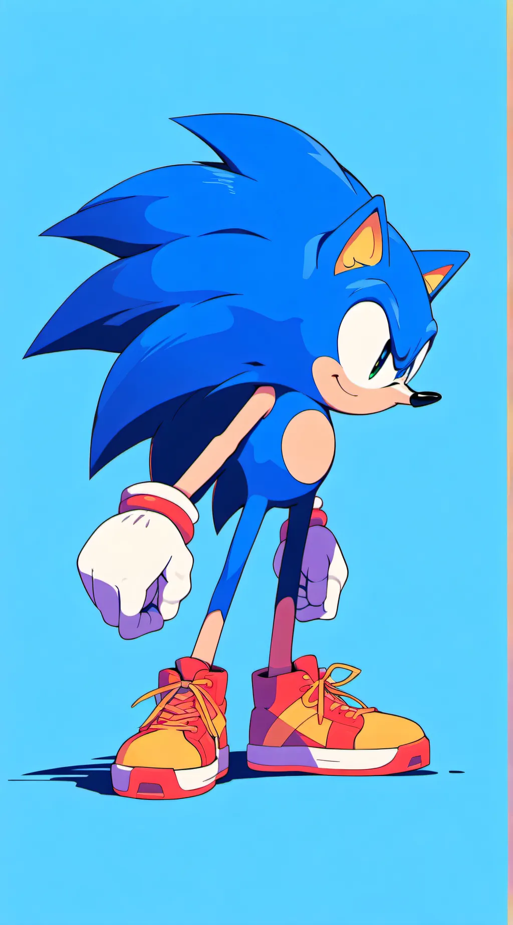 ai character: Sonic Crew MM2 background
