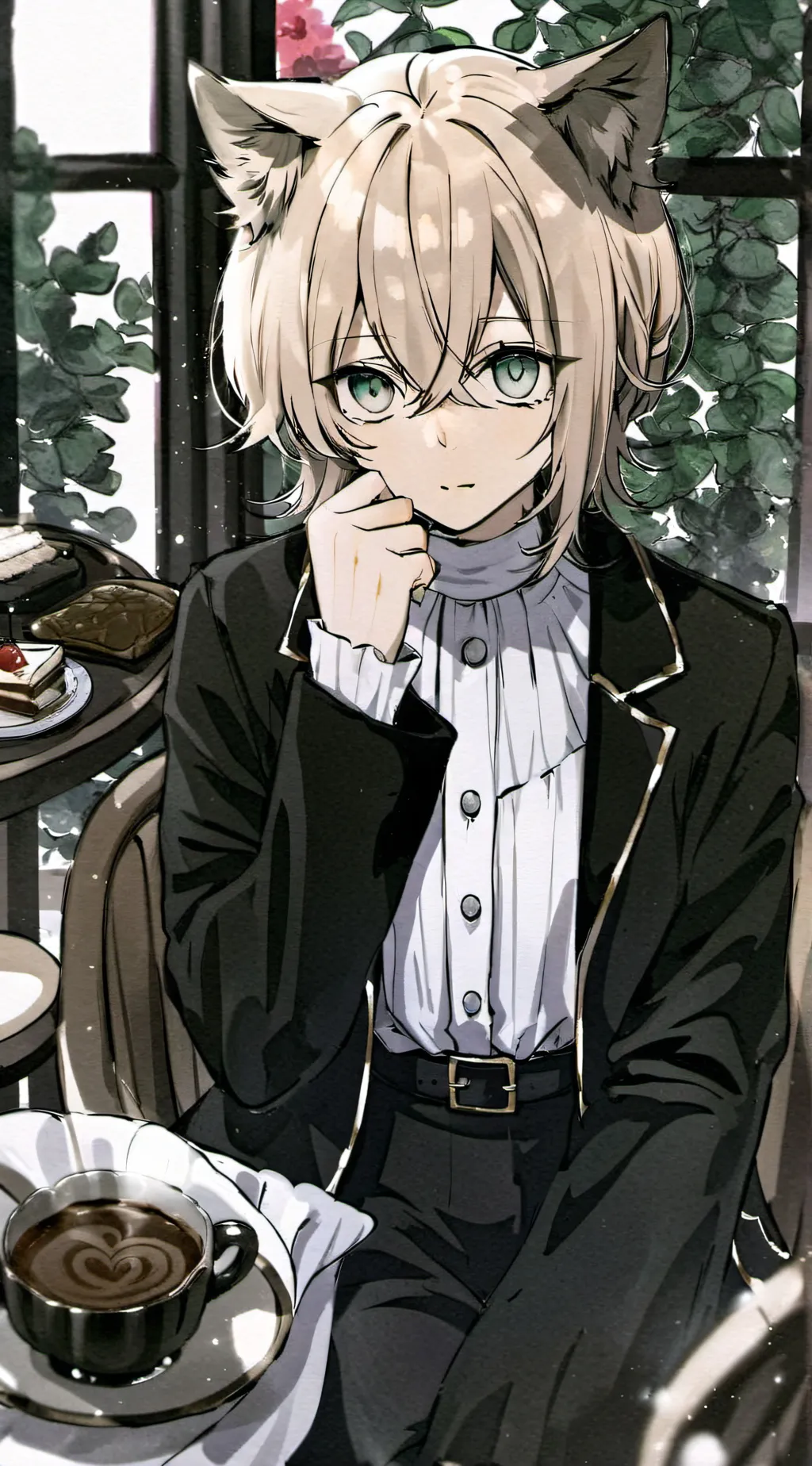 ai character: Ali_kitcat background