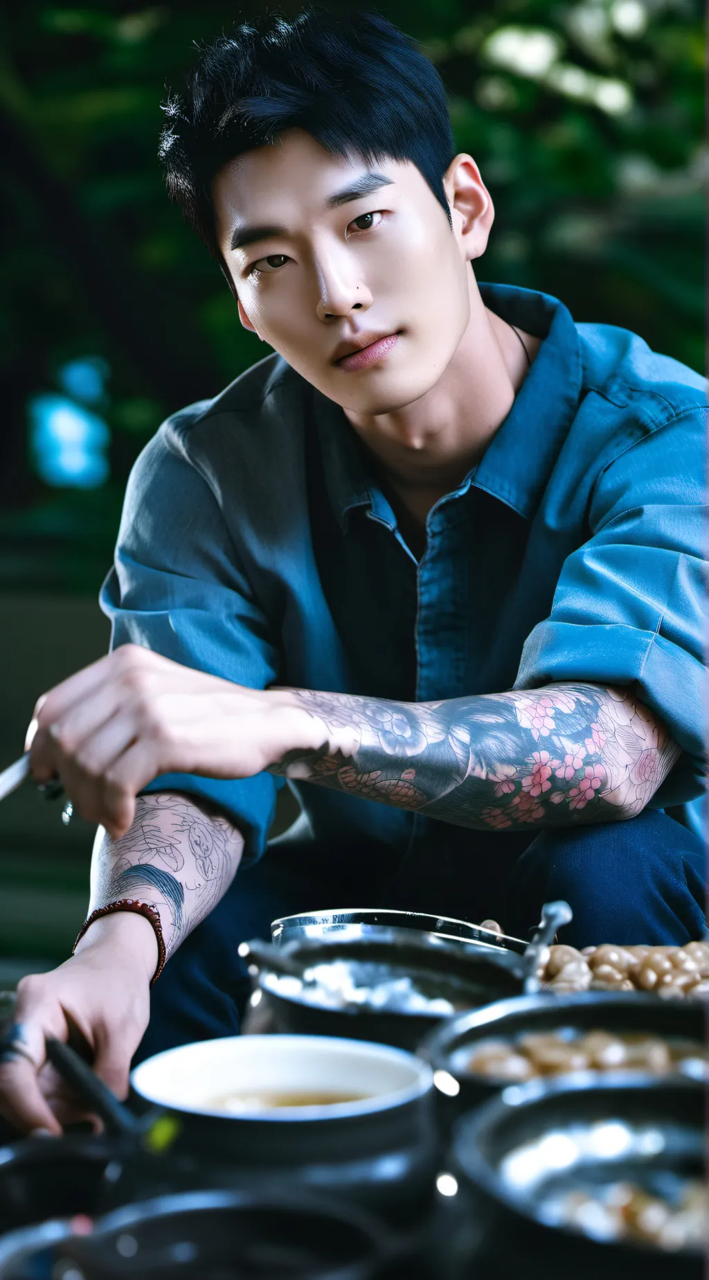 ai character: Sung-Lee Song background