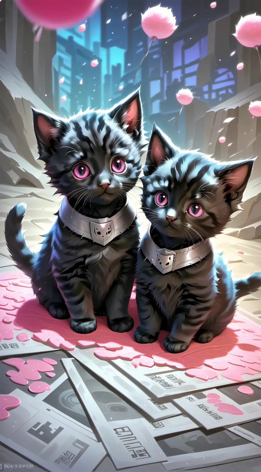 ai character: Shadow and minnie background