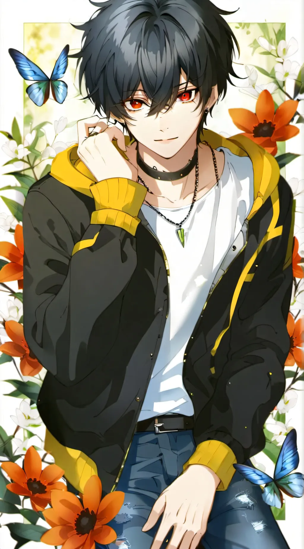 ai character: damain background