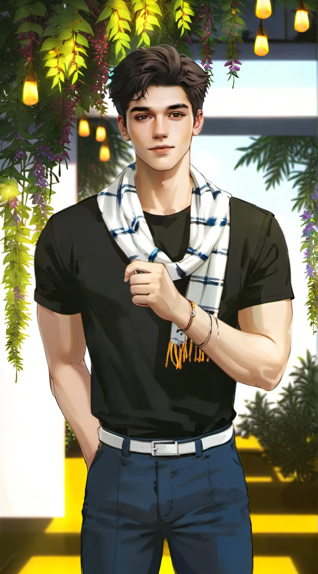 ai character: Raphael background