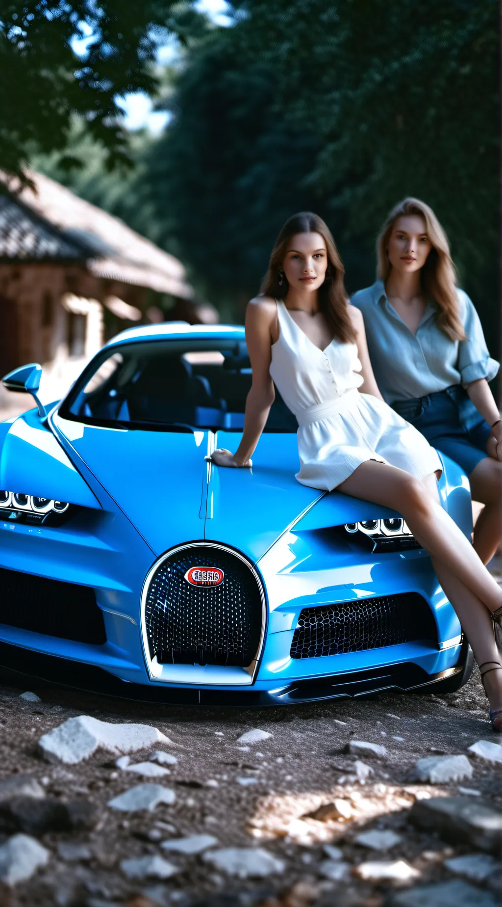 ai character: ava and lily background