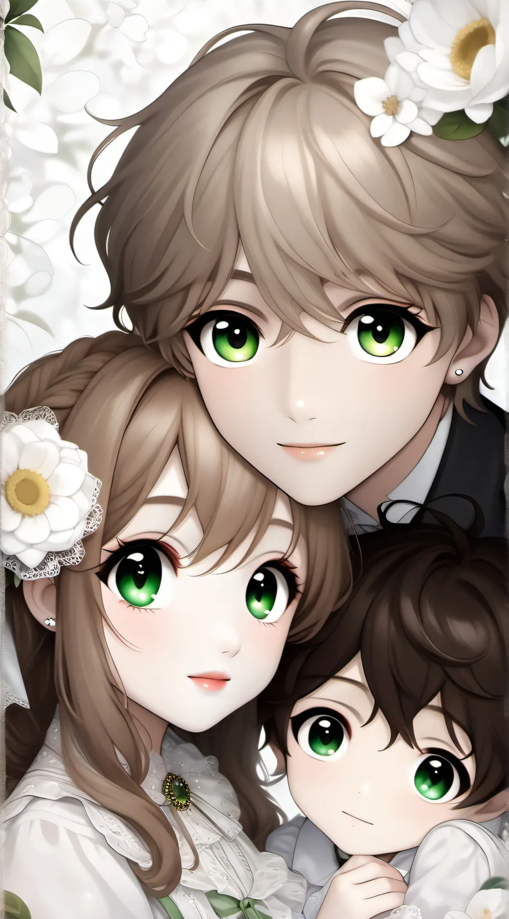 ai character: Amy and Olivia background