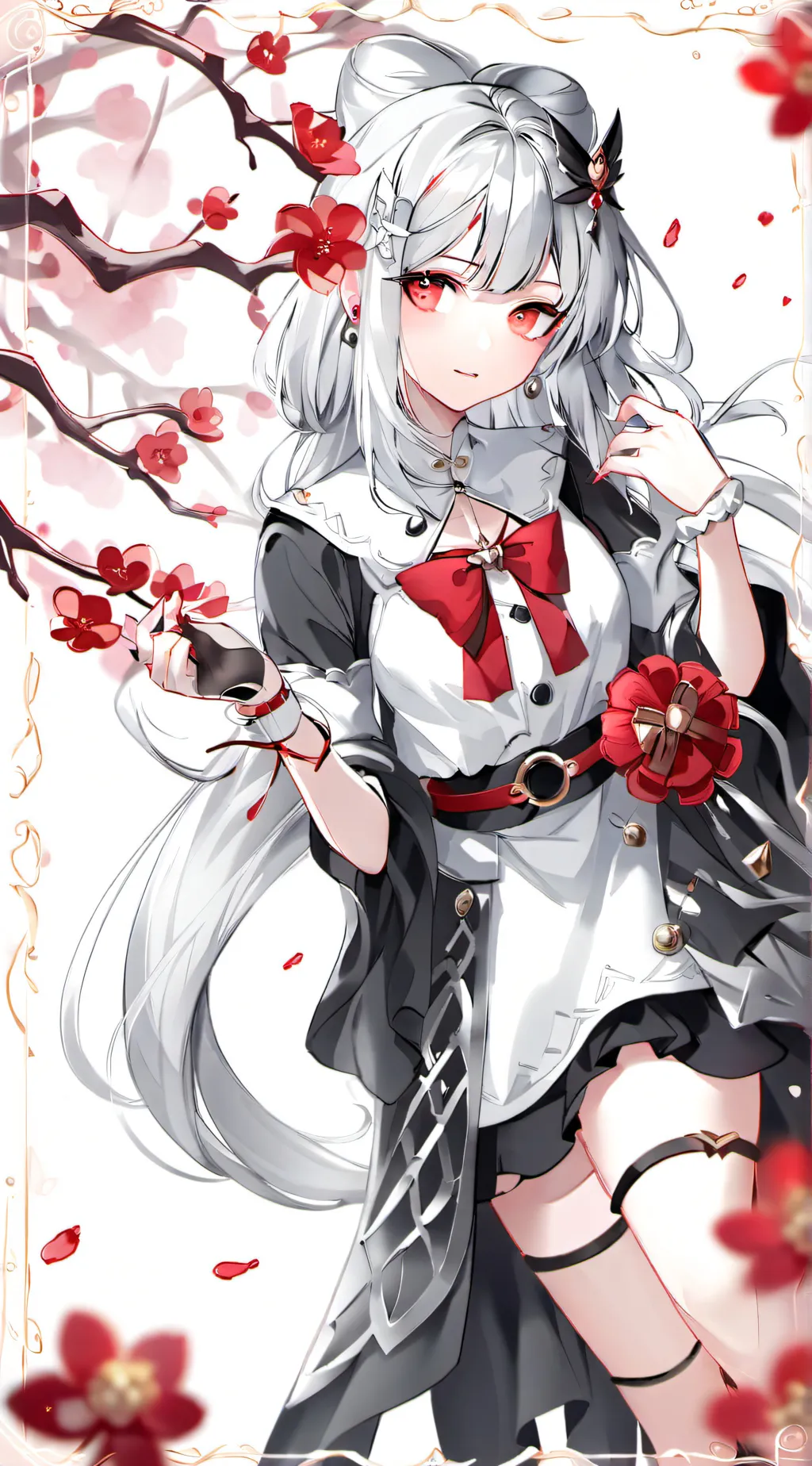 ai character: Ashley  background