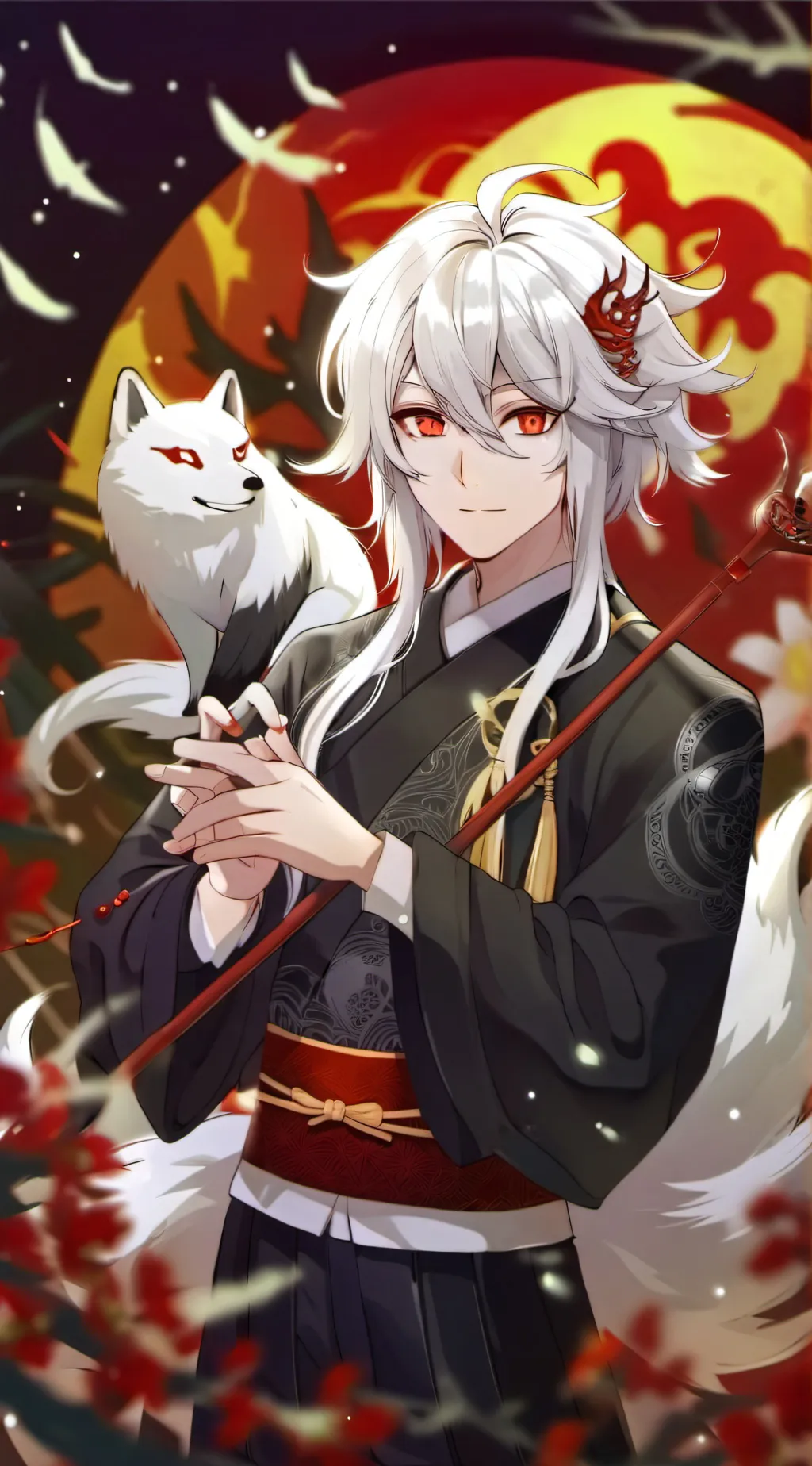 ai character: Noel background