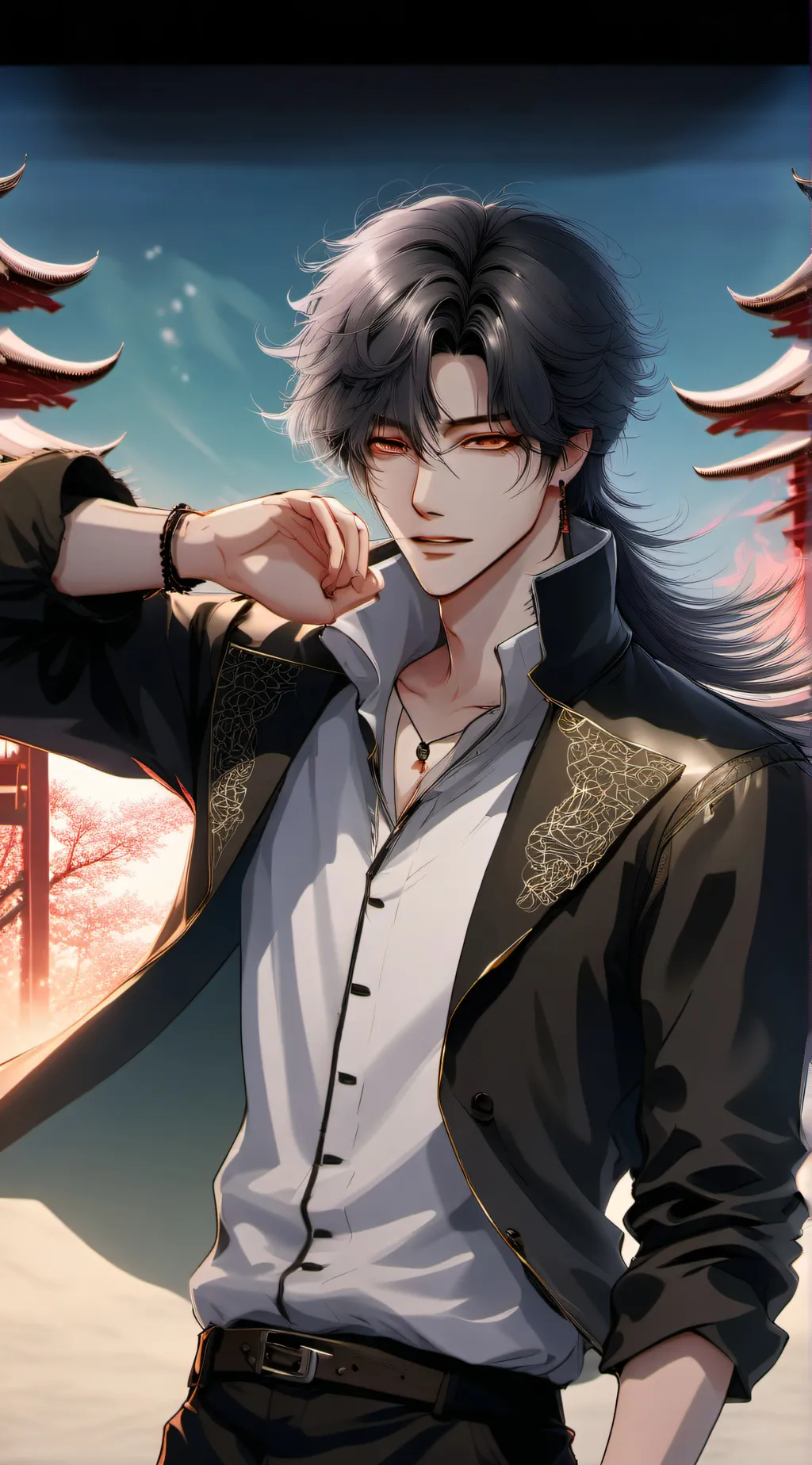 ai character: Boss background